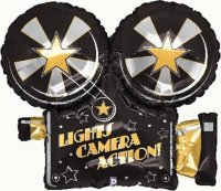 Hollywood Camera Supershape Foil Balloon