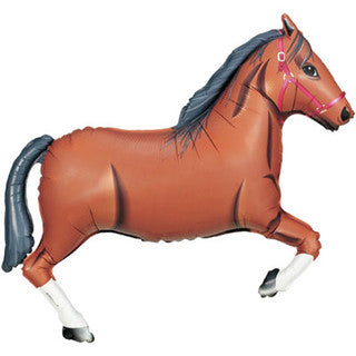 Brown Horse Supershape Foil Balloon