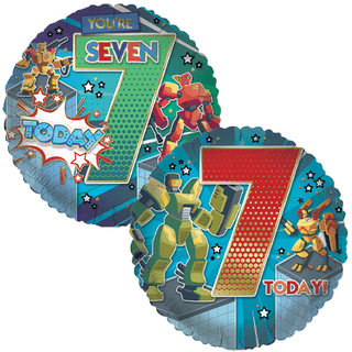 Age 7 Character 18" Foil Balloon