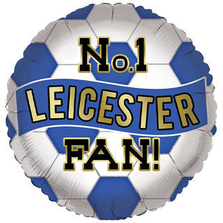 No.1 Leicester Fan 18" Foil Balloon
