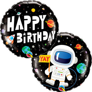 Birthday Astronaut 18" Foil Balloon