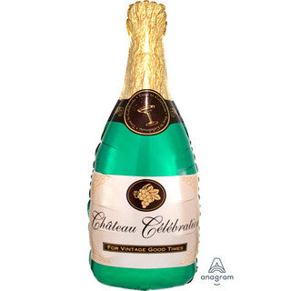 Champagne Bottle Supershape Foil Balloon