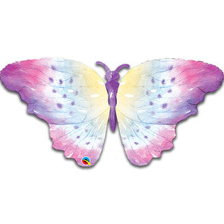Butterfly Pastel Supershape Foil Balloon