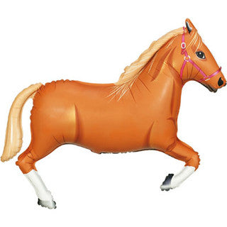 Light Brown Horse Supershape Foil Balloon