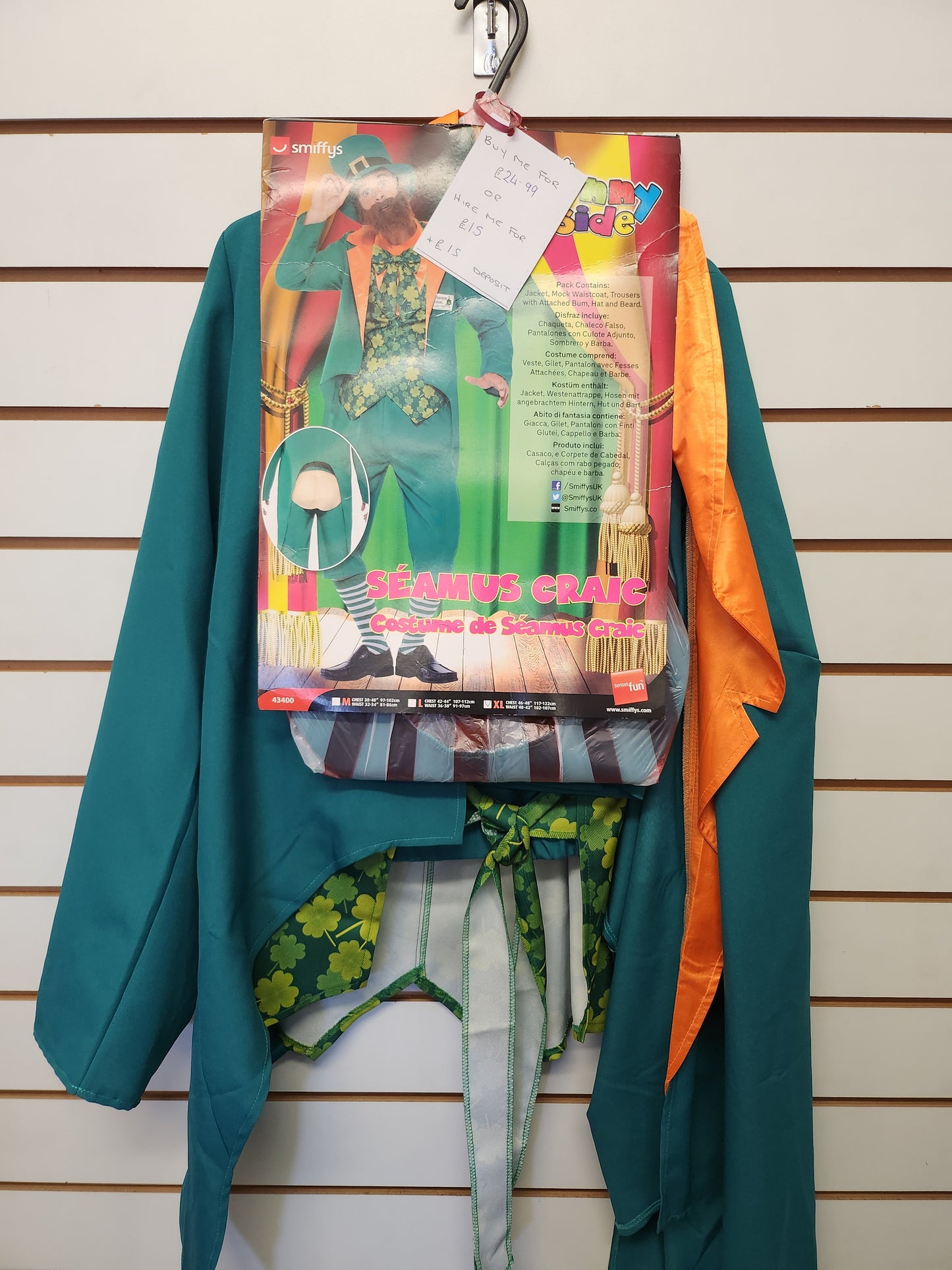 Leprechaun Costume XL