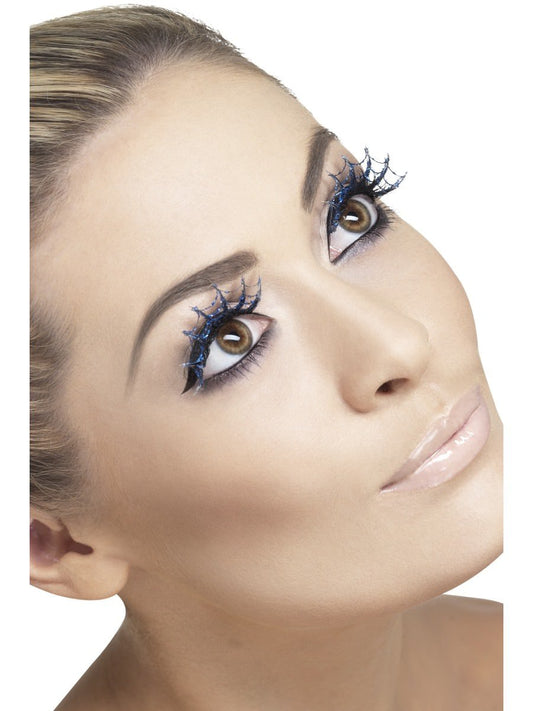 Glitter Spiderweb Eyelashes