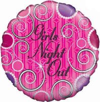 Girls Night Out Pink 18" Foil Balloon