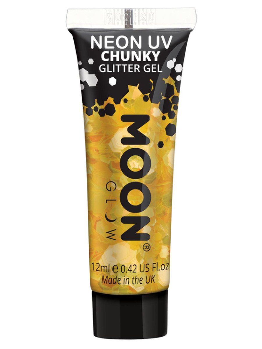 Moon Creations Face and Body Glitter Chunky Neon UV Gel