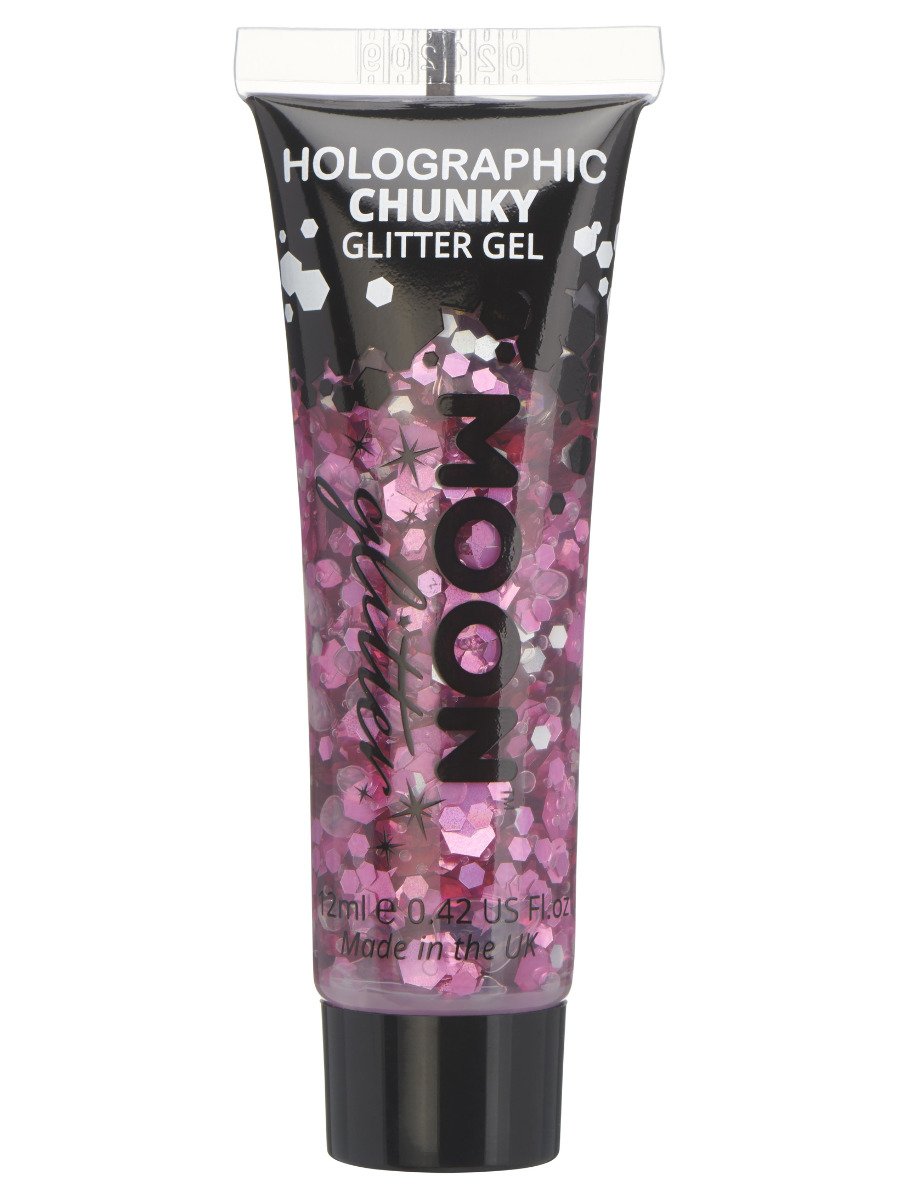 Moon Creations Face and Body Glitter Chunky Holographic Gel