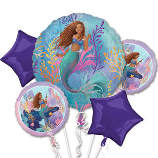 The Little Mermaid Foil Balloon Bouquet