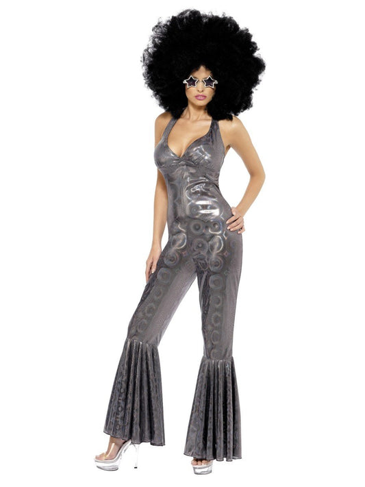 70's Silver Disco Diva Costume
