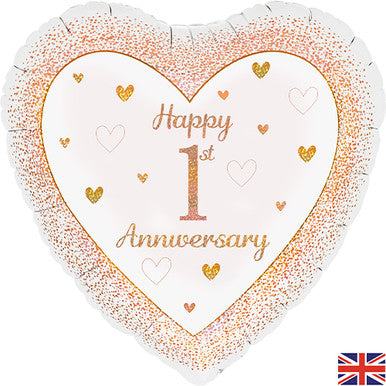 1st Anniversary 18" Foil Balloon