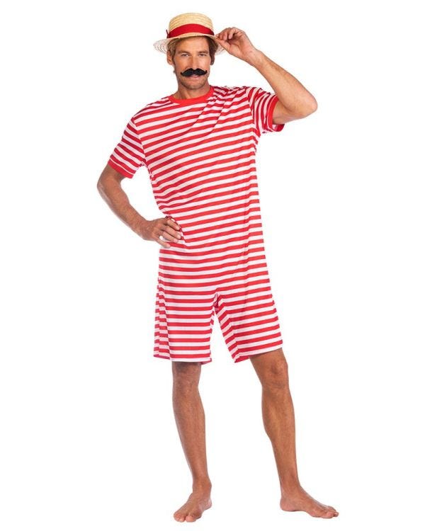 20's Male Swimsuit Costume