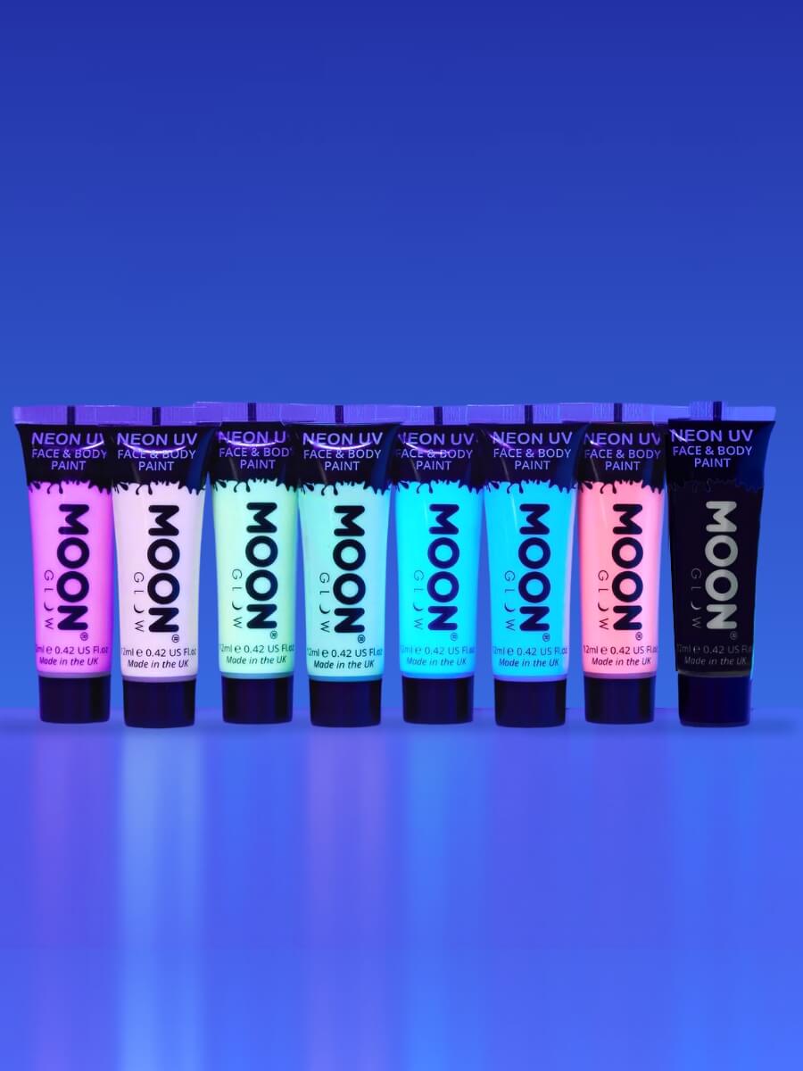 Moon Creations Face and Body Pastel Neon UV Paint