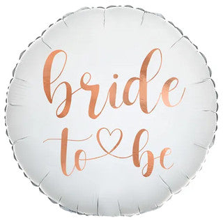Bride to Be Rose Script 18" Foil Balloon