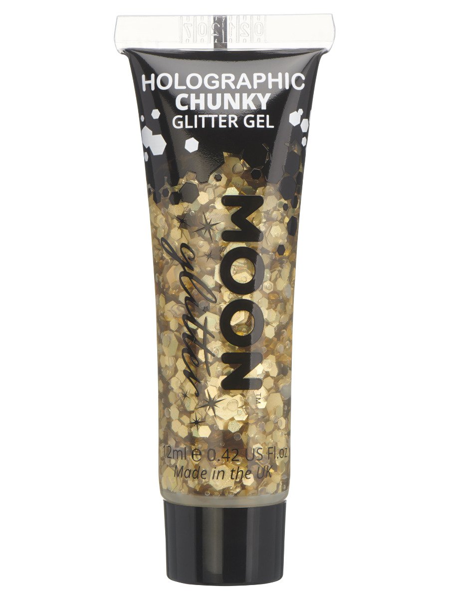 Moon Creations Face and Body Glitter Chunky Holographic Gel