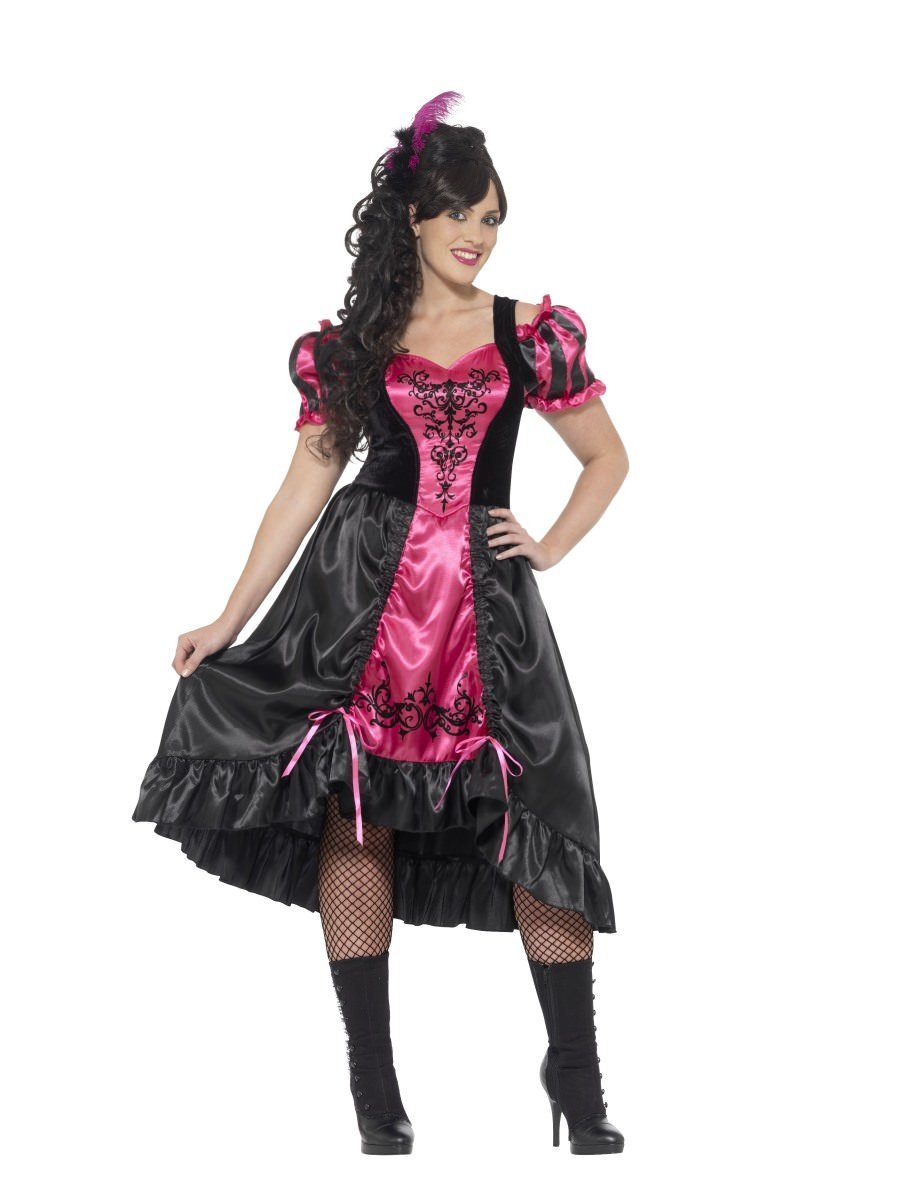 Sassy Saloon Girl Plus Size Costume