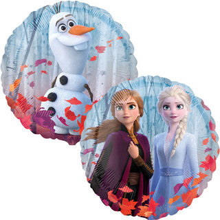 Frozen Elsa, Anna and Olaf 18" Foil Balloon