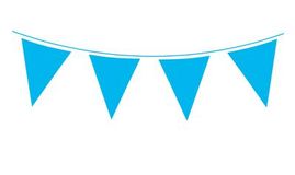 Plain Light Blue Waterproof Bunting