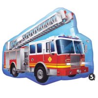 Fire Engine Supershape Balloon