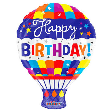 Birthday Hot Air Balloon JR Foil Balloon