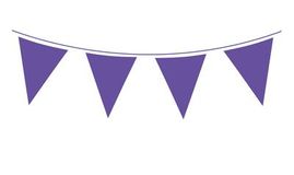 Plain Purple Waterproof Bunting