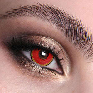 Mesmereyez Red Vampire Contact Lenses- One Day Use