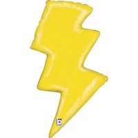 Lightening Bolt Supershape Foil Balloon