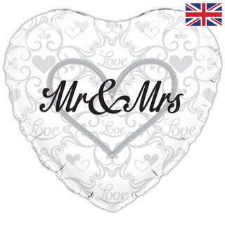Mr and Mrs 18" Foil Balloon