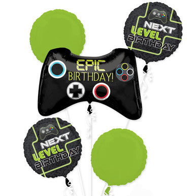 Gamer Epic Foil Balloon Bouquet
