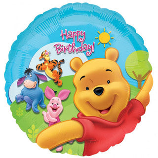 Disney Winnie the Pooh Birthday 18" Foil Balloon