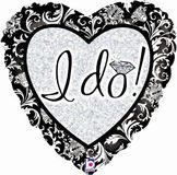 Engagement I Do 18" Foil Balloon