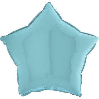 Plain Light Blue Star 20" Balloon