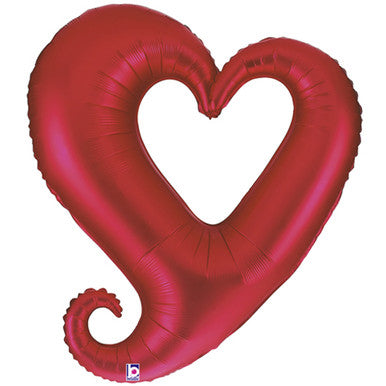 Cutout Heart Supershape Foil Balloon