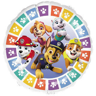 Paw Patrol Paw Print 18" Foil Balloon