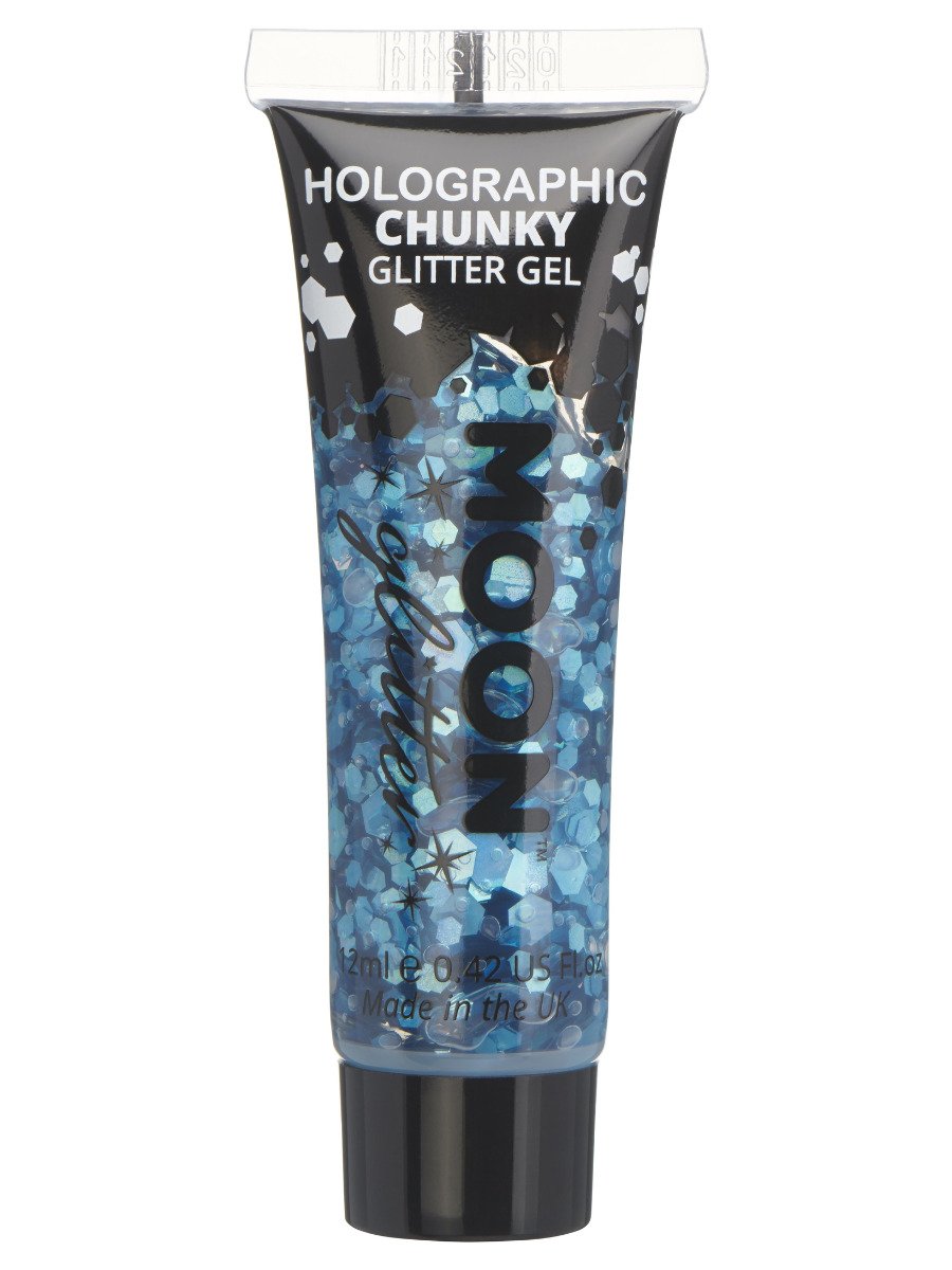 Moon Creations Face and Body Glitter Chunky Holographic Gel