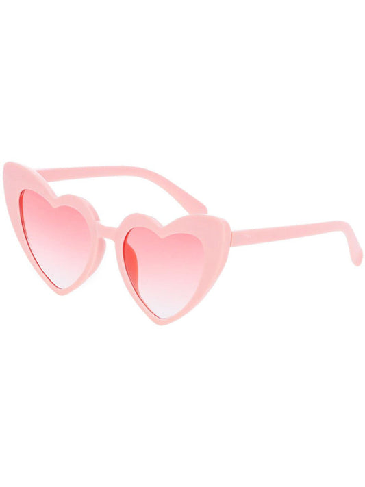 Pale Pink Heart Glasses