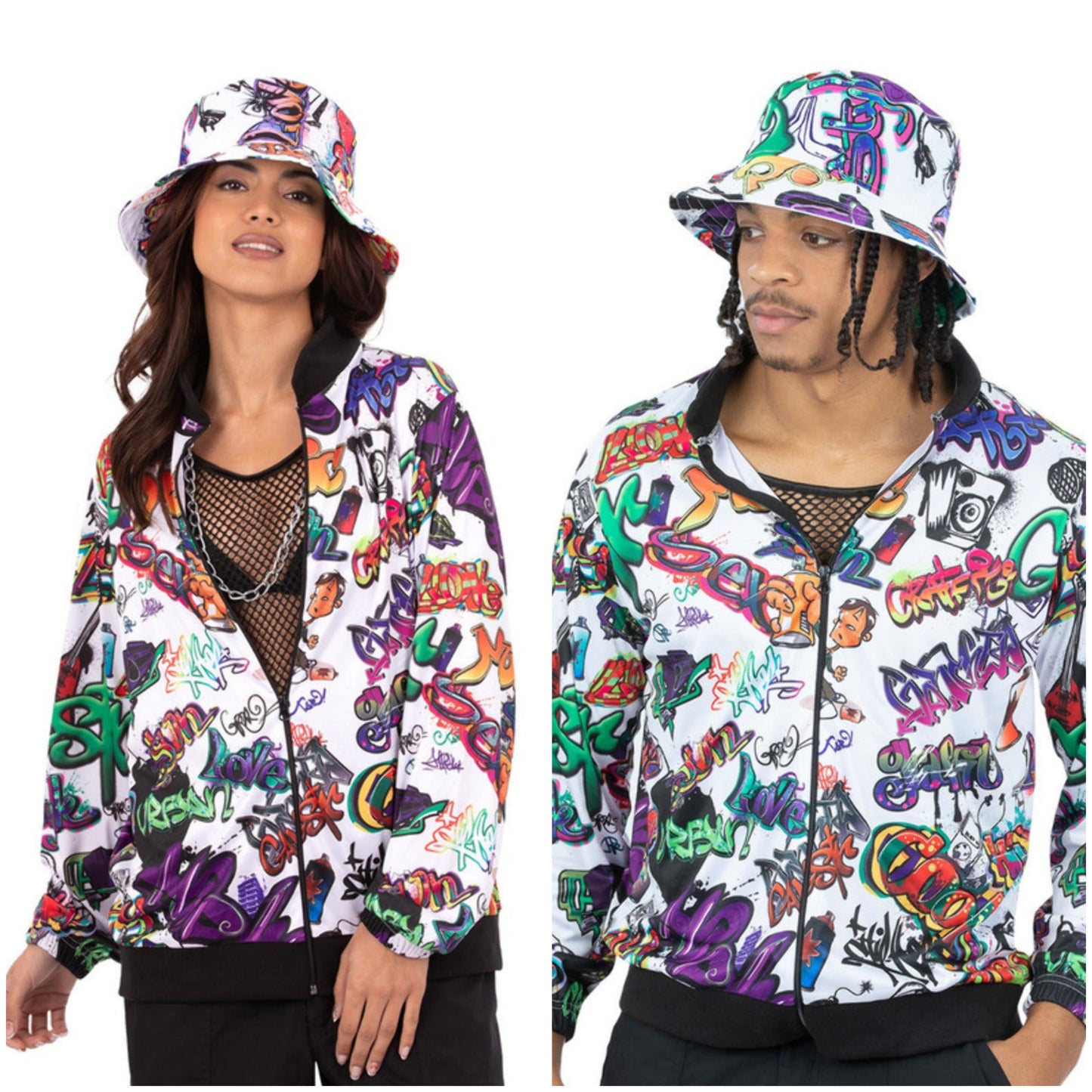 90's Graffiti Jacket Costume