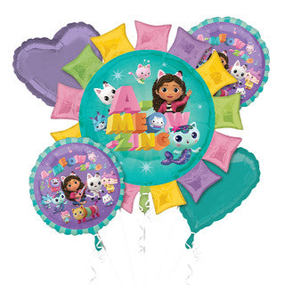 Gabby's Dollshouse Foil Balloon Bouquet