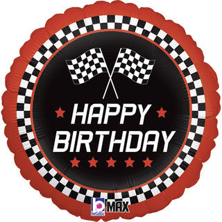 Motor Racing 18" Balloon