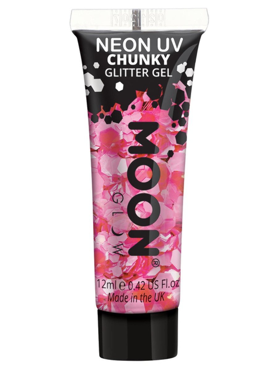Moon Creations Face and Body Glitter Chunky Neon UV Gel