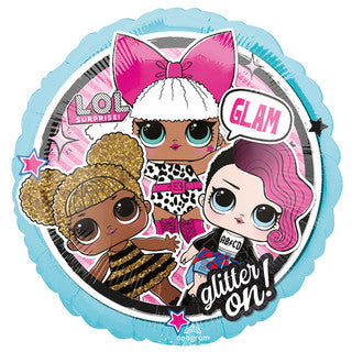 LOL Suprise Glitter Dolls 18" Foil Balloon