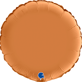 Plain Round Red/ Orange 18" Balloon