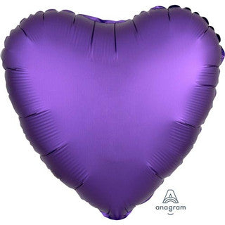Plain Heart Purple 18" Balloon