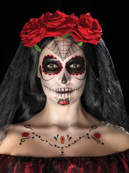 Day of the Dead Make up Kit Red