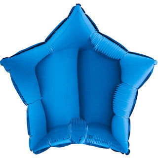 Plain Dark Blue Star 20" Balloon