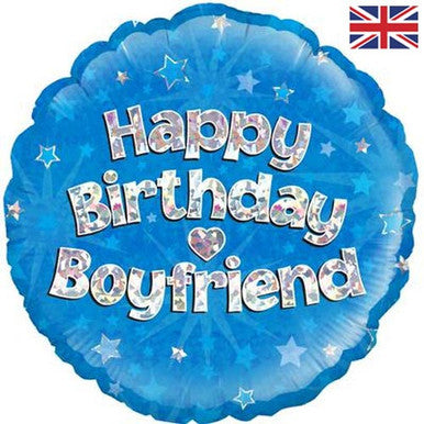Happy Birthday Boyfriend 18" Foil Balloon