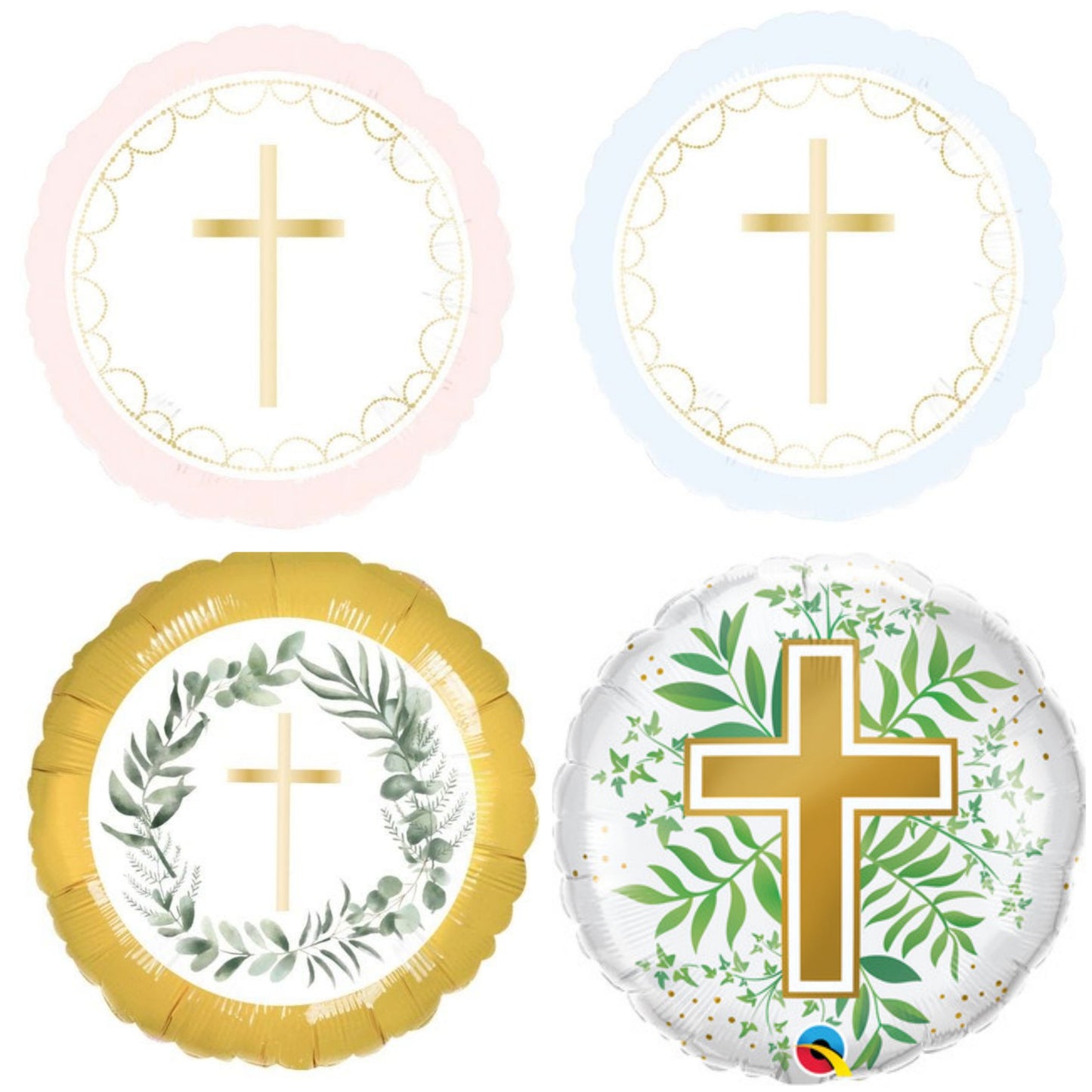 Religious Cross 18" Foil Balloon