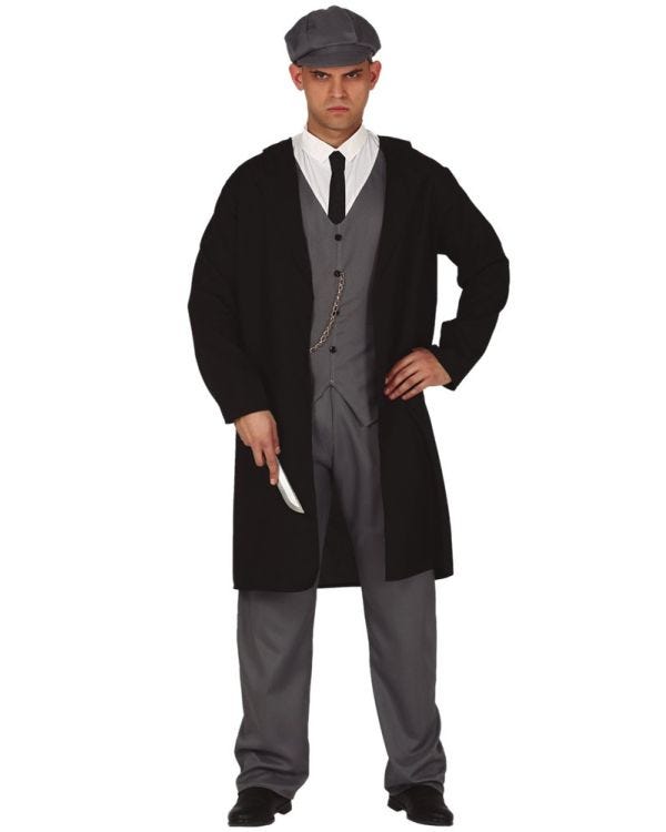 Peaky Gangster Male Costume