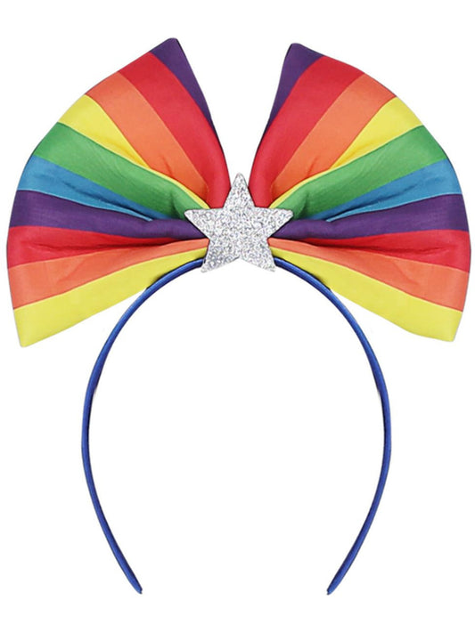 Rainbow Bow Headband